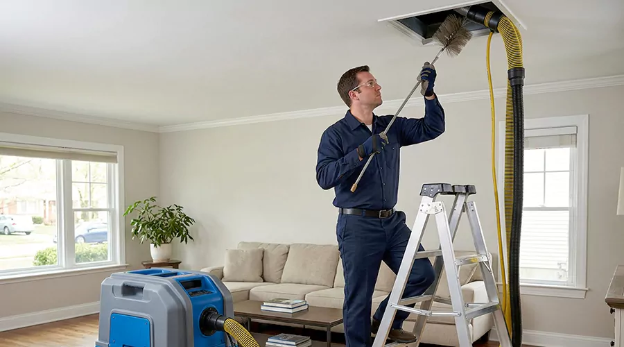 How Does a Ceiling Vent Cleaner Work?