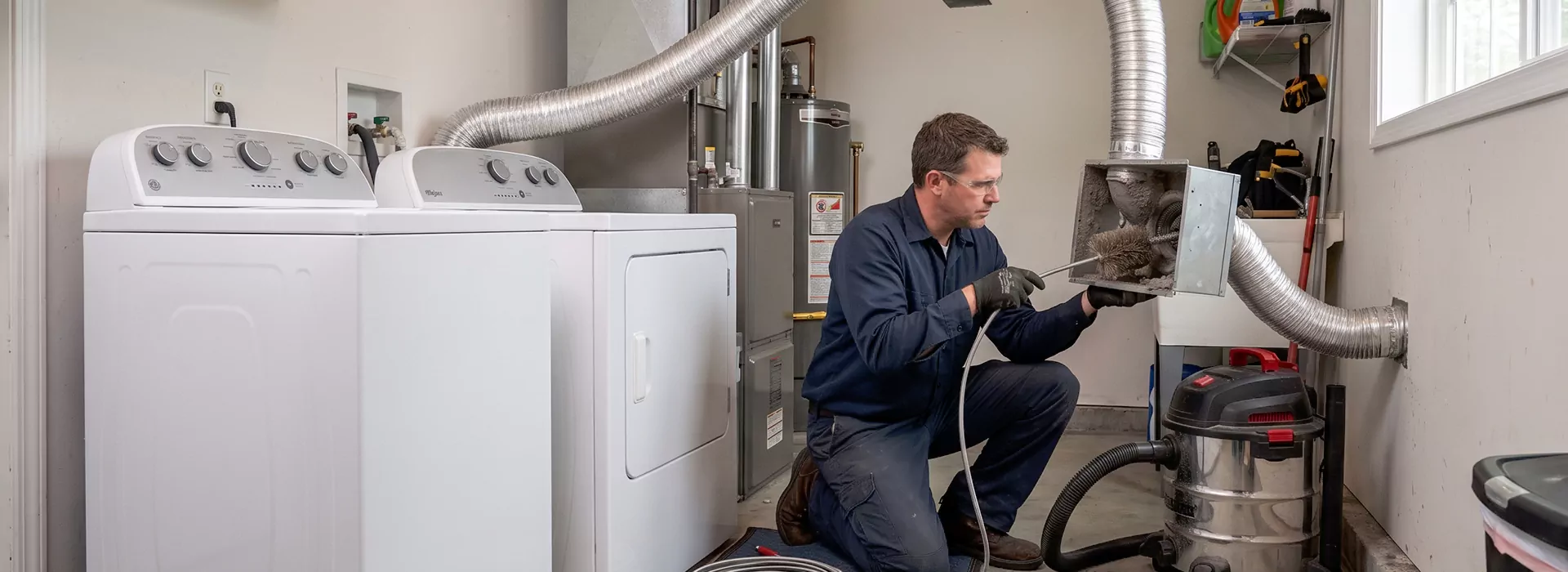 Dryer Vent Booster Fan Cleaning Lubbock, TX