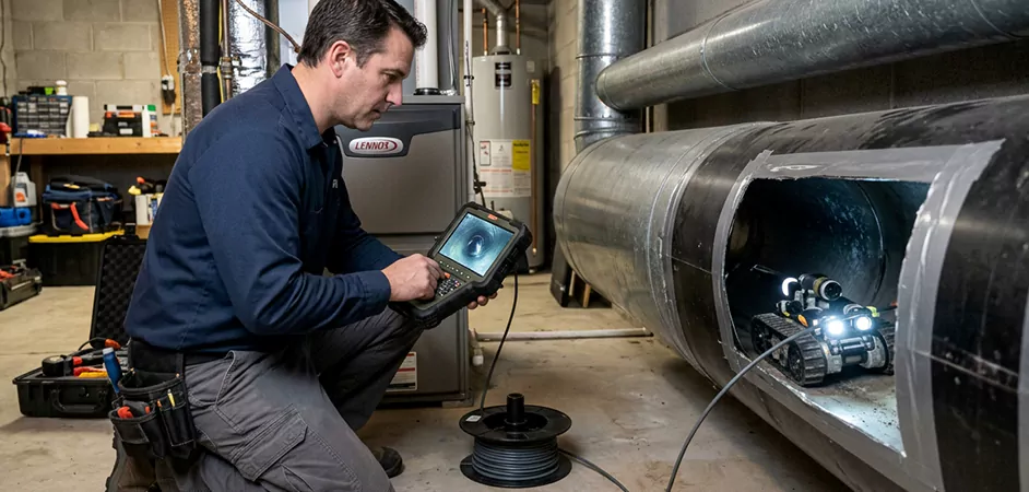 Robotic Duct Inspection in Lubbock, TX