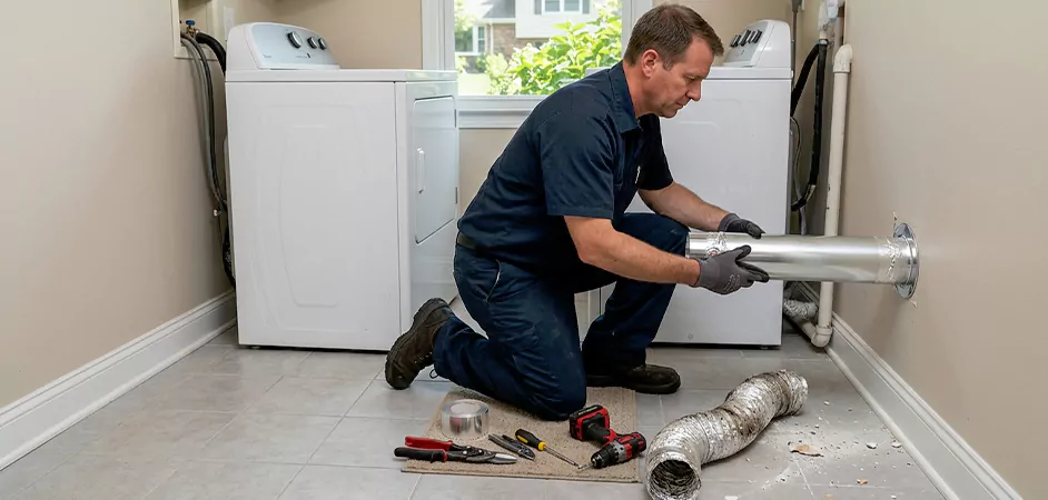 Dryer Vent Replacement in Lubbock