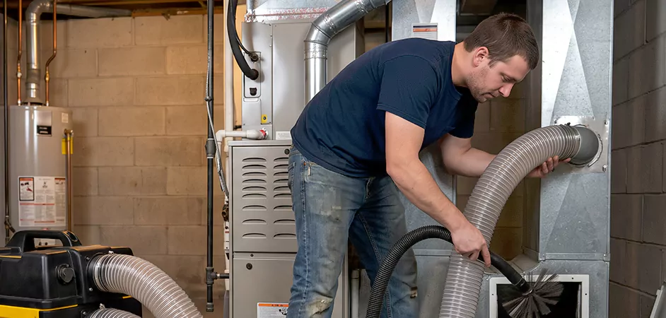 Negative Pressure Duct Cleaning for Large and Long Duct Systems in Lubbock