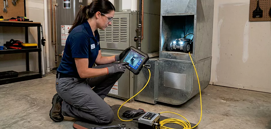 Robotic Duct Inspection in Lubbock